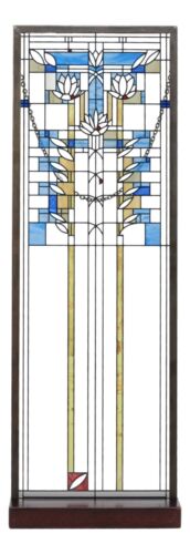 Ebros Gift Ebros Frank Lloyd Wright Waterlilies Stained Glass Art Wall Decor Plaque 15"H