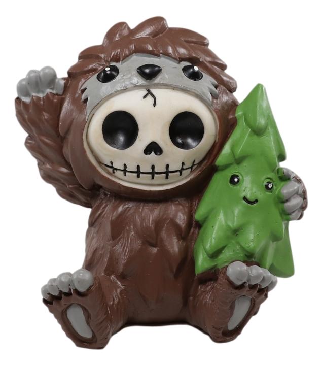 Ebros Gift Ebros Furry Bones Bigfoot Sasquatch Skeleton Figurine Forest Creature Furrybones