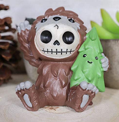 ebros gift Ebros Furry Bones Bigfoot Sasquatch Skeleton Figurine Forest Creature Furrybones