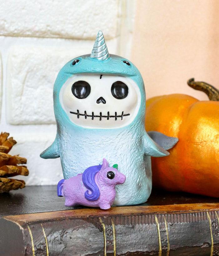 ebros gift Ebros Furry Bones Blue Whale Cetacea Costume Skeleton Monster Collectible Figurine 3"H