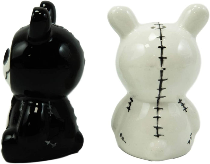 Ebros Gift Ebros Furry Bones Bun Bun Rabbits Salt And Pepper Shakers Ceramic Set 3.5"H