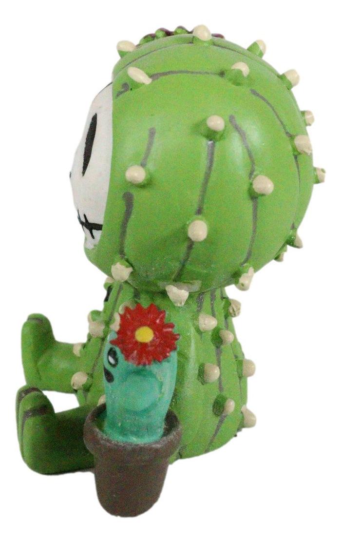 Ebros Gift Ebros Furry Bones Desert Cacti The Prickly Cactus Costume Monster Figurine 2.75"H