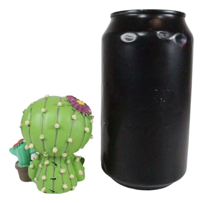 Ebros Gift Ebros Furry Bones Desert Cacti The Prickly Cactus Costume Monster Figurine 2.75"H