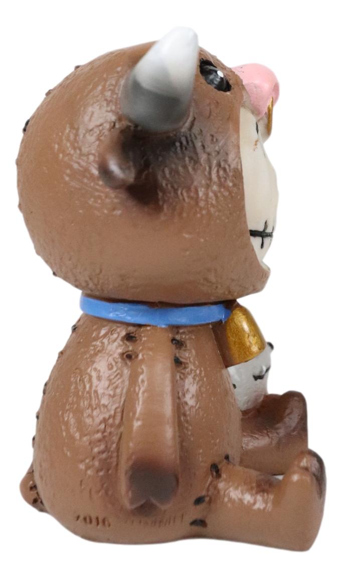 Ebros Gift Ebros Furry Bones El Toro The Bull Skeleton Furry Bones Collectible Figurine 3" H
