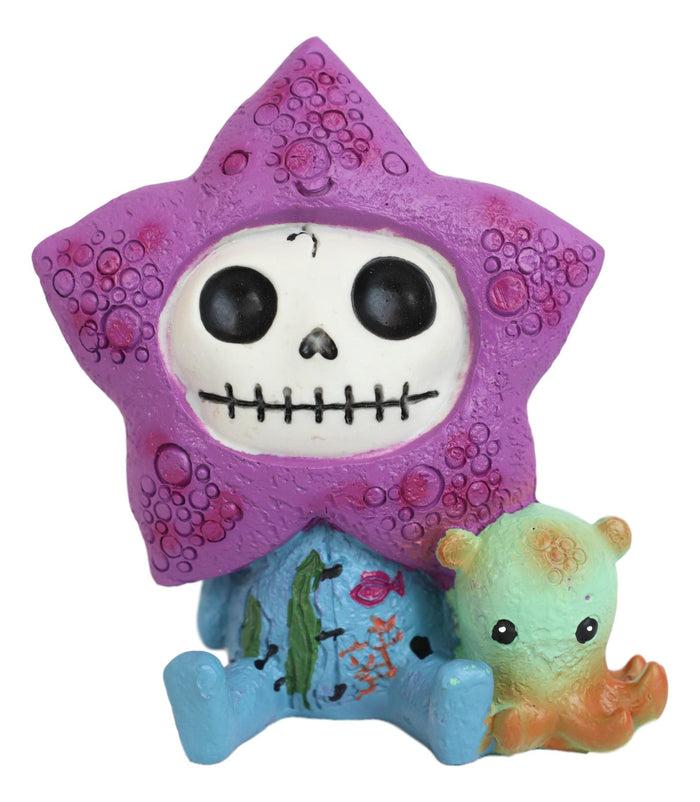 Ebros Gift Ebros Furry Bones Hoshi The Star Fish Skeleton Collectible Figurine 3.25"H