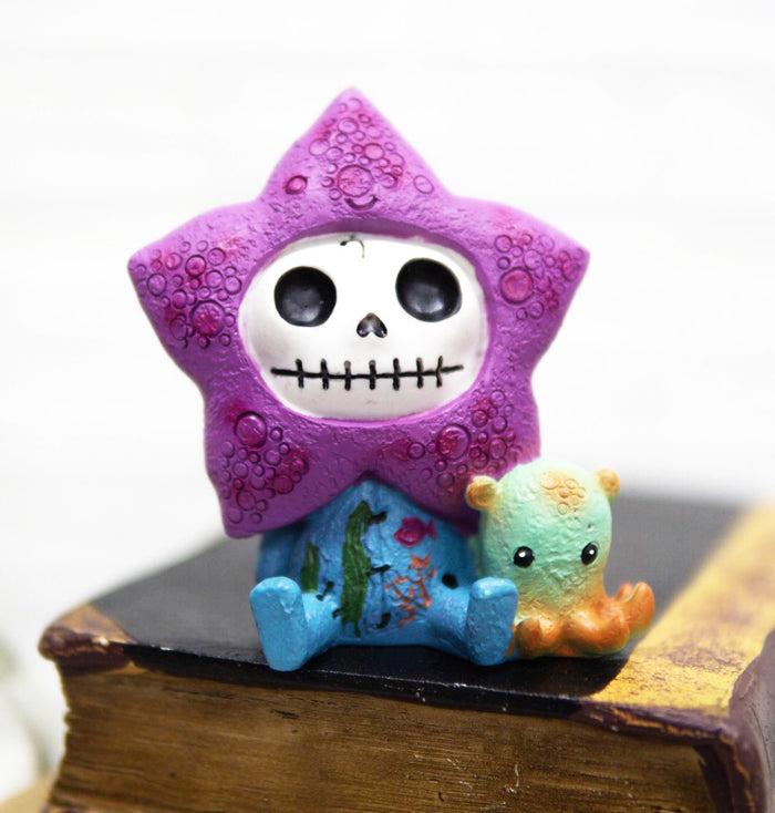 ebros gift Ebros Furry Bones Hoshi The Star Fish Skeleton Collectible Figurine 3.25"H