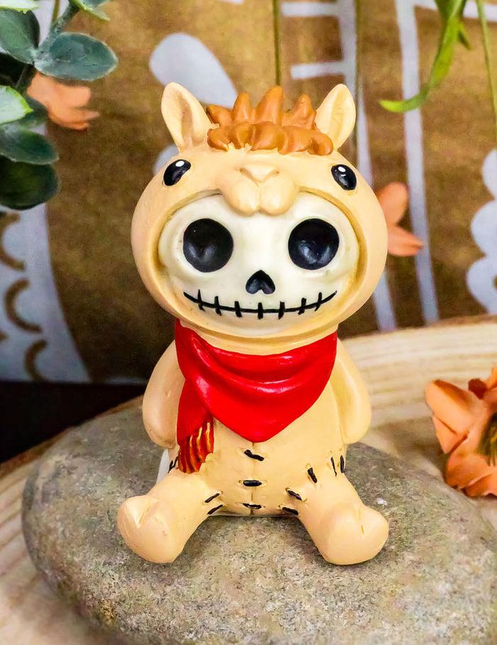 ebros gift Ebros Furry Bones Mel The Desert Camel Suit Skeleton Monster Sit Up Ornament Figurine