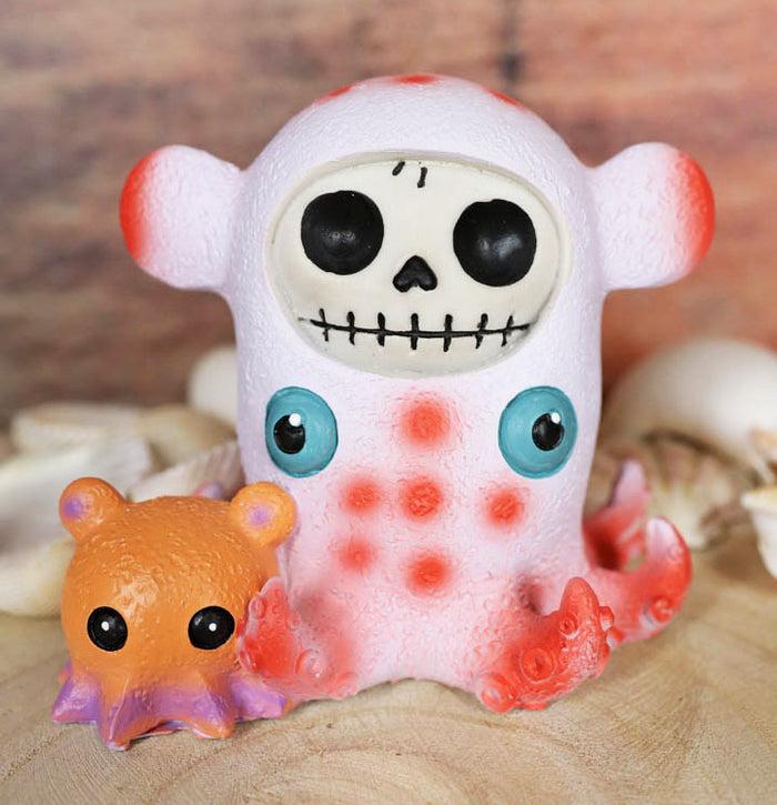 ebros gift Ebros Furry Bones Pink Giant Squid Skeleton Nautical Cephalopod Furrybones