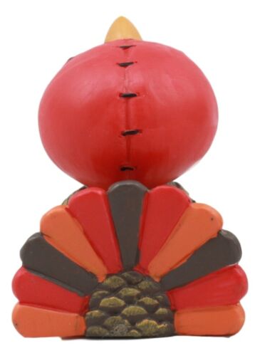 Ebros Gift Ebros Furry Bones Pumpkin The Thanksgiving Turkey Gobbler Skeleton Figurine