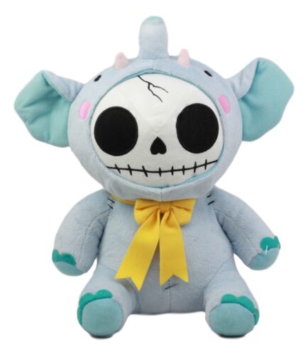ebros gift Ebros Furry Bones Skeleton Elefun The Elephant With Yellow Bow Tie Plush Toy
