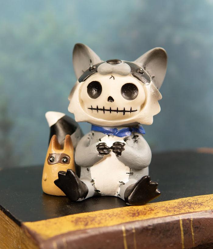 ebros gift Ebros Furrybones Bandit The Raccoon Voodoo Stitched Skeleton Figurine 3"H