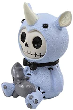 Ebros Gift Ebros Furrybones Buster Figurine In Rhinoceros Costume 3" Tall Collectible