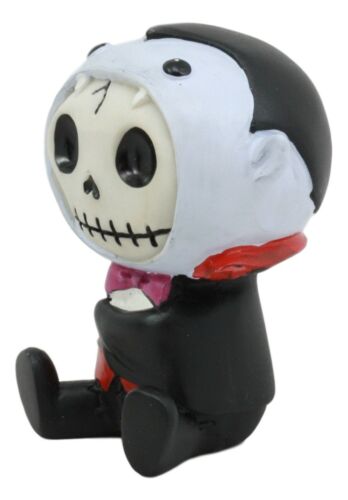 Ebros Gift Ebros Furrybones Count Dracula Figurine Small 2.5" Furry Bones Vampire Skelton