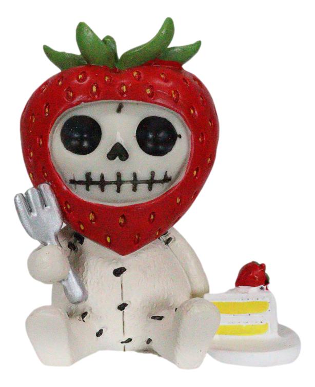 Ebros Gift Ebros Furrybones Delicious Dessert Stawberry Shortcake Figurine Small 3"H