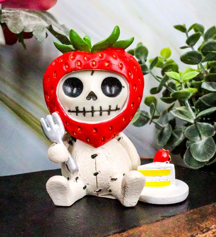 Ebros Gift Ebros Furrybones Delicious Dessert Stawberry Shortcake Figurine Small 3"H