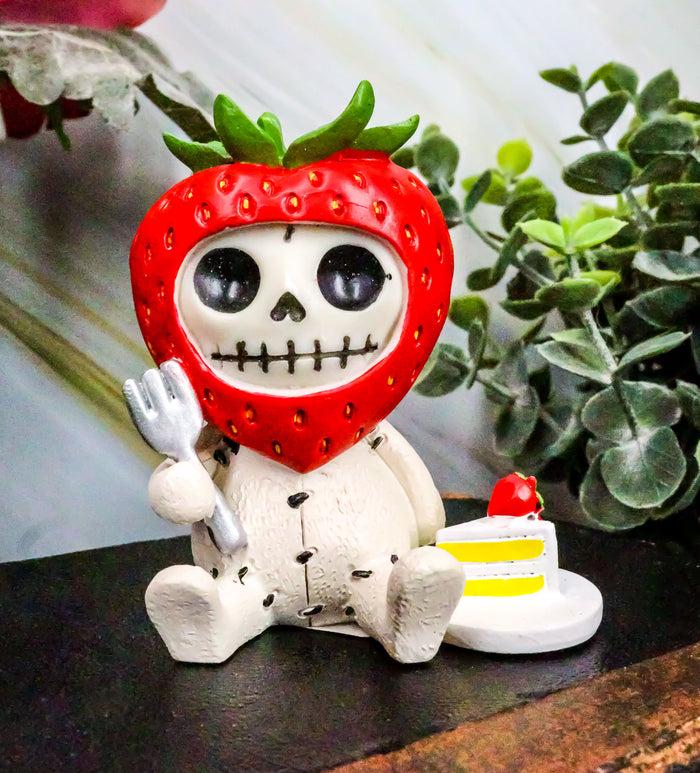 ebros gift Ebros Furrybones Delicious Dessert Stawberry Shortcake Figurine Small 3"H