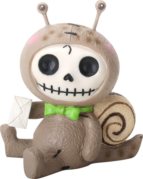 ebros gift Ebros Furrybones Den Den Figurine Sunflower Hooded Skeleton Snail Collectible