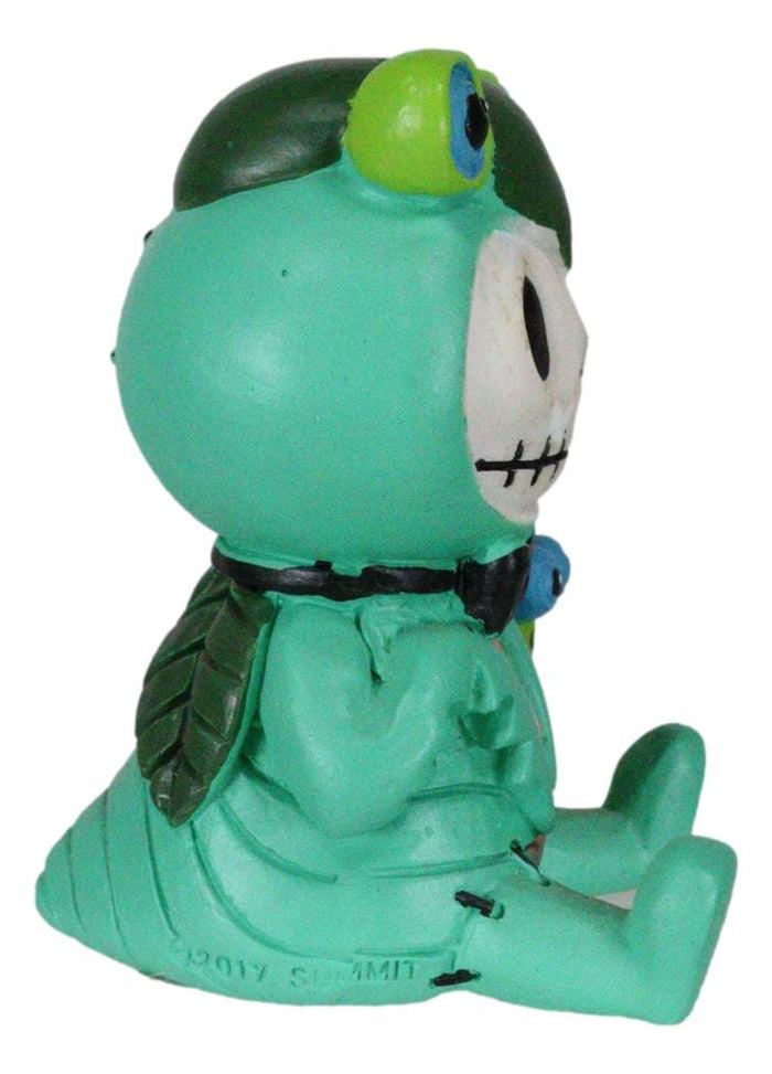 Ebros Gift Ebros Furrybones Manny The Mantis Hooded Skeleton Monster Collectible Sculpture