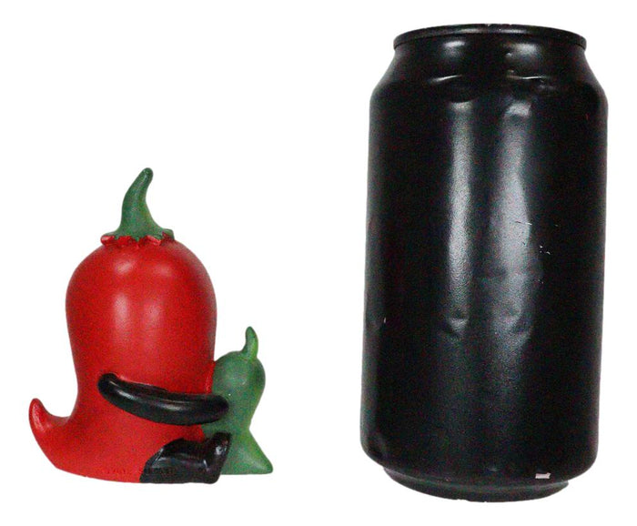 Ebros Gift Ebros Furrybones Skeleton Chilito Hot Red Chili Pepper Figurine 3.25"H
