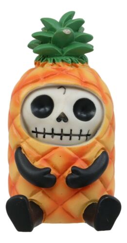Ebros Gift Ebros Furrybones Skeleton Fruity Pina Tropical Pineapple Figurine 3.25"H