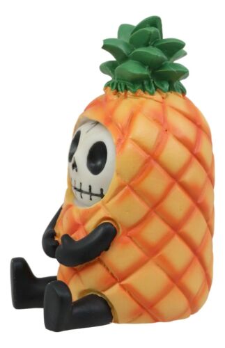 Ebros Gift Ebros Furrybones Skeleton Fruity Pina Tropical Pineapple Figurine 3.25"H