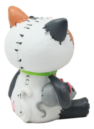 Ebros Gift Ebros Furrybones Stitched Doll Calico Cat Skeleton Figurine 3"H Cat Mao Mao