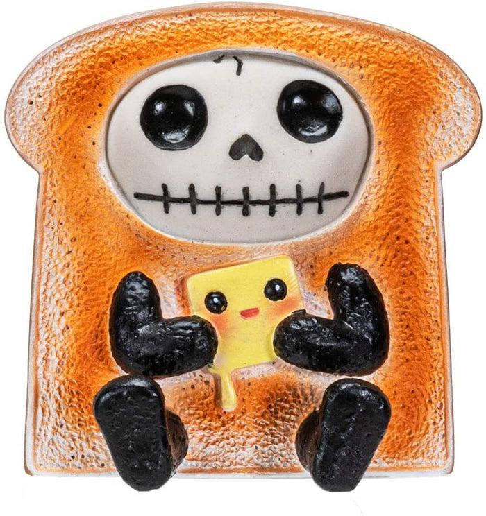 ebros gift Ebros Furrybones Toasty Figurine in Bread Toast Costume 3 Inch Tall Collectible