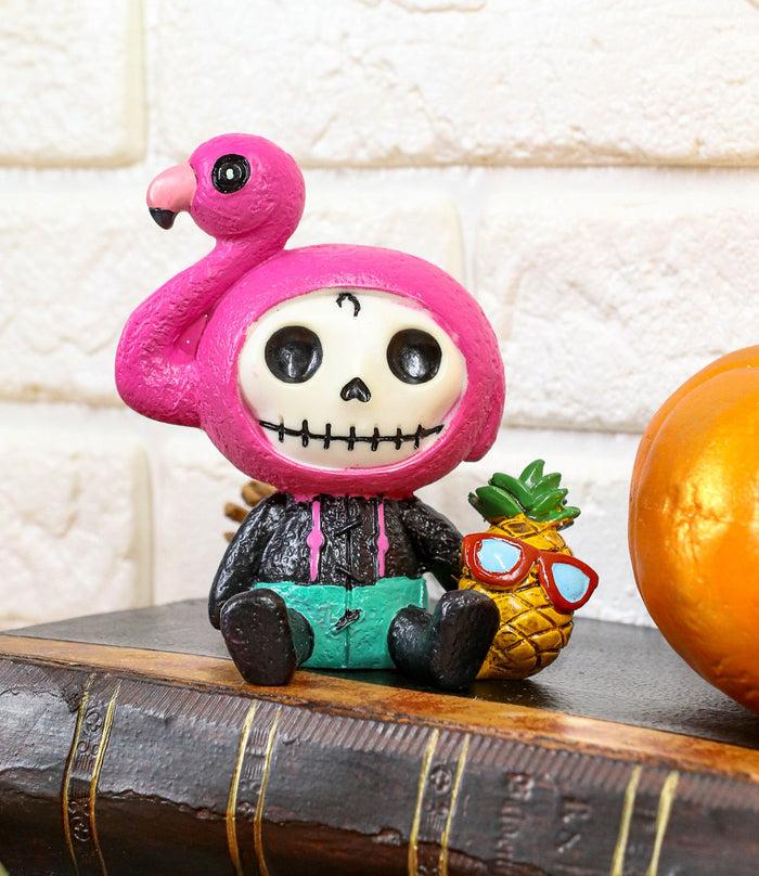 ebros gift Ebros Furrybones Tropical Pineapple Pink Flamingo Diva Star Figurine Small 3.25"