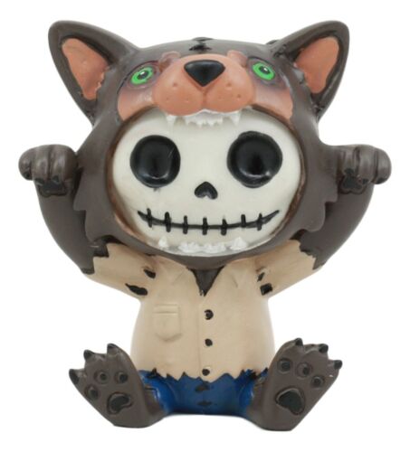 Ebros Gift Ebros Furrybones Wolfie The Werewolf Figurine Small 3 Inch Furry Bones Werewolf