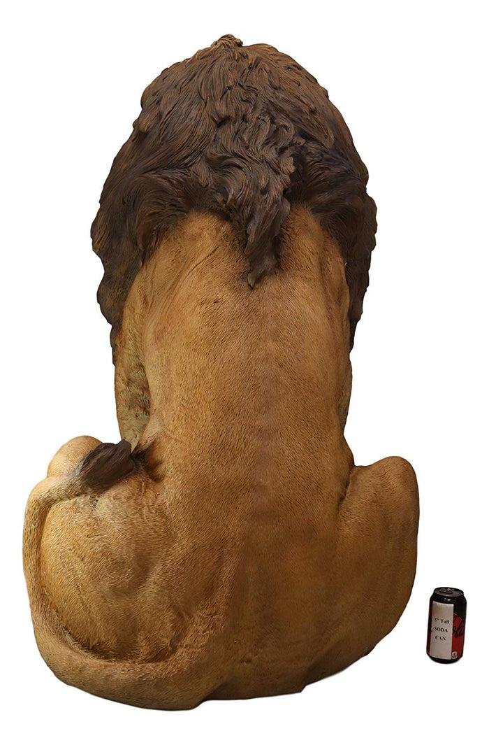 Ebros Gift Ebros Giant King Of The Jungle Ferocious Roaring Lion Realistic Statue 41"Tall Decor