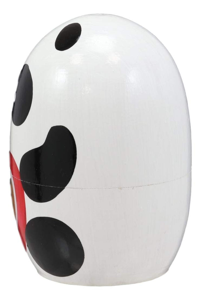 Ebros Gift Ebros Giant Panda Bear Wooden Toy Stacking Nesting Dolls 5 Piece Matryoshka