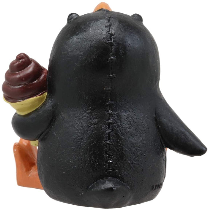 Ebros Gift Ebros Gift 2.5" Tall Furrybones Pen The Emperor Penguin Chick With Red Bow Tie And Sugar Cone Ice Cream Collectible Figurine Skeleton Monster Penguins Hooded Costume Furry Bones Statue