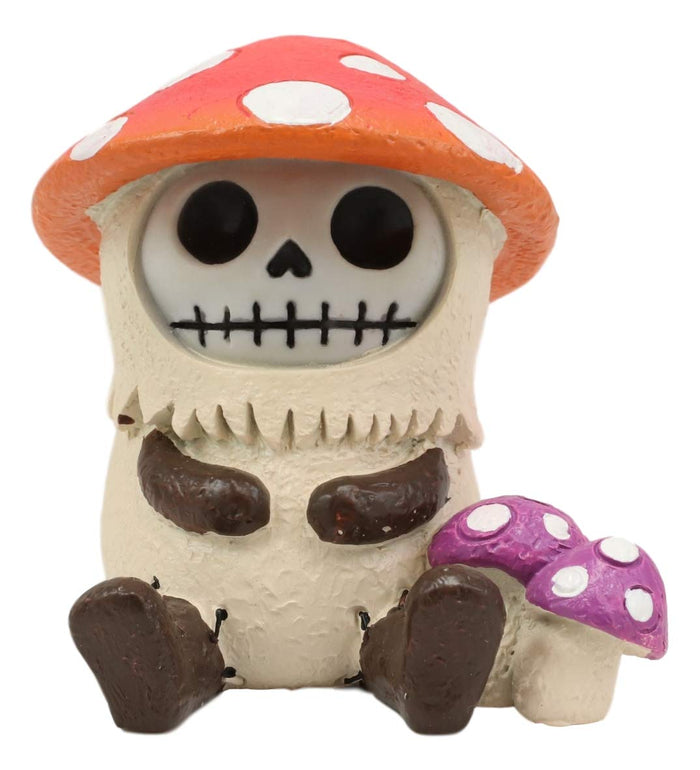 Ebros Gift Ebros Gift 2.75" Tall Furrybones Kinoko The Fungi Toadstool Mushroom Collectible Figurine