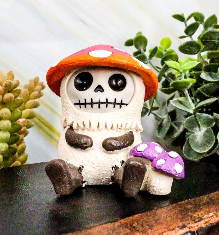 Ebros Gift Ebros Gift 2.75" Tall Furrybones Kinoko The Fungi Toadstool Mushroom Collectible Figurine
