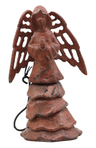 Ebros Gift Ebros Gift Aluminum Gabriel Angel Wind Chime Aluminum Angel Messenger Outdoor Safe Wind Chime Home Patio Garden Decor 7.25" H