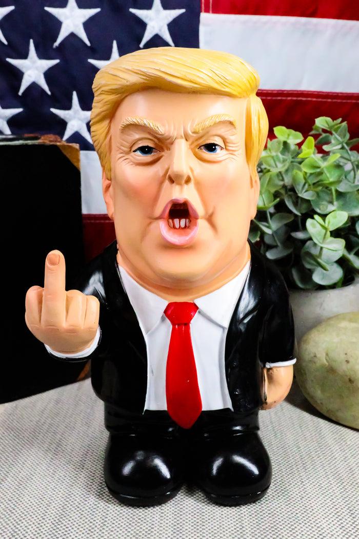 ebros gift Ebros Gift 'Angry at The World' USA President Donald Trump Flipping The Bird Sign Statue