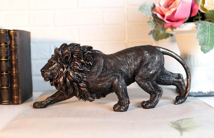 Ebros Gift Ebros Gift Apex King Of The Jungle Aslan Lion Decorative Figurine 12.5" Long