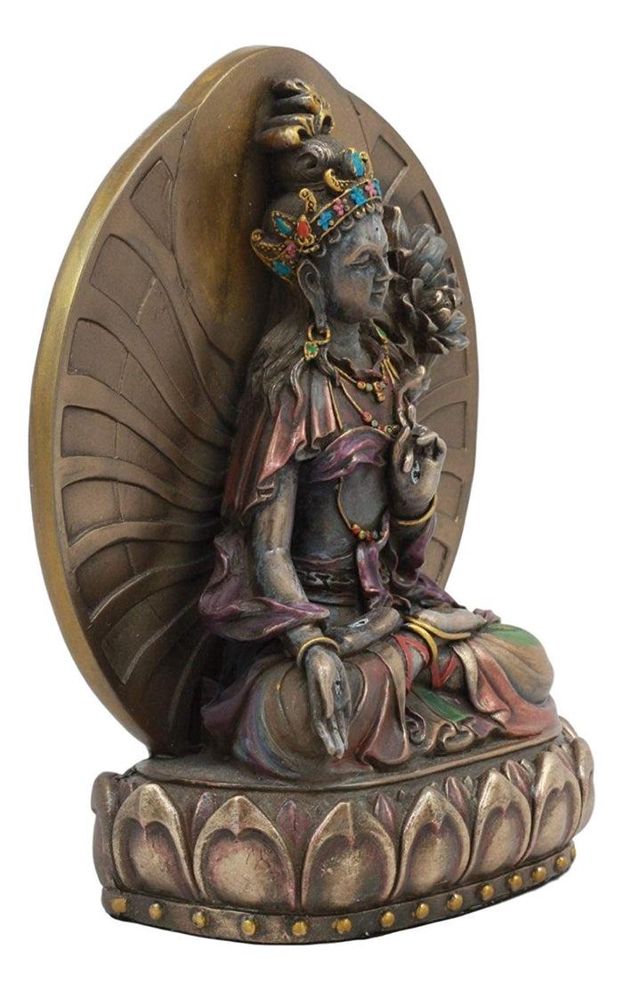 Ebros Gift Ebros Gift Arya White Tara Tibetan Buddha Figurine Female Bodhisattva Figurine