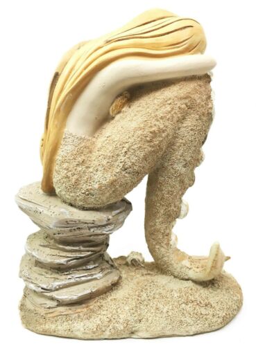 Ebros Gift Ebros Gift Beautiful Ocean Atlantis Goddess Sitting Mermaid Adorned With Shells Figurine Collectible