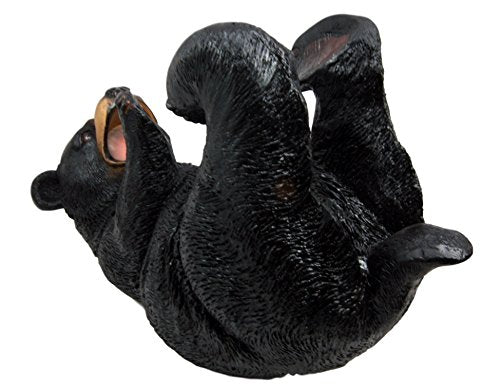 Ebros Gift Ebros Gift Big Black Bear Wine Oil Bottle Holder Figurine 10"Long Home Decor