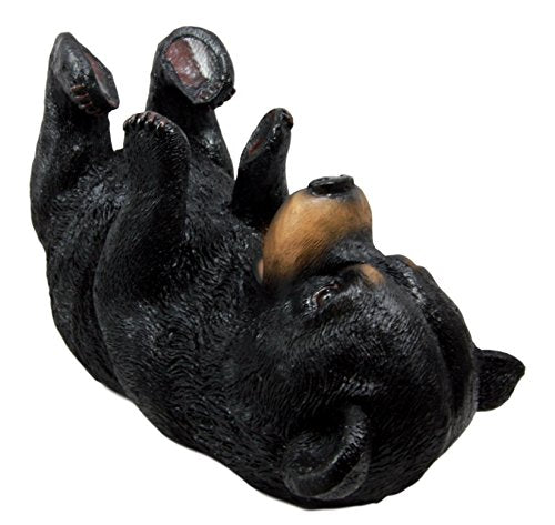 Ebros Gift Ebros Gift Big Black Bear Wine Oil Bottle Holder Figurine 10"Long Home Decor