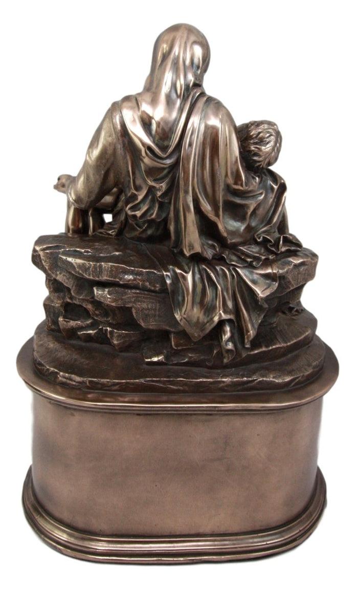 Ebros Gift Ebros Gift Catholic La Pieta Cremation Urn Devotional Figurine 14.75" Tall 300 Cubic Inches Capacity Bottom Load Feature