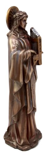Ebros Gift Ebros Gift Catholic Saint Cecilia Figurine 10"H Patroness Of Musicians Roman Martyr Sculpture