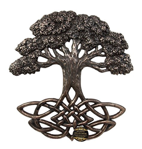 Ebros Gift Ebros Gift Celtic Tree Of Life With Symbollic Knotwork Root System Decorative Wall Plaque Figurine 13"H
