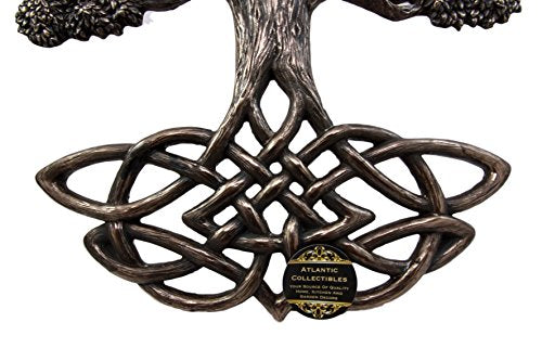Ebros Gift Ebros Gift Celtic Tree Of Life With Symbollic Knotwork Root System Decorative Wall Plaque Figurine 13"H