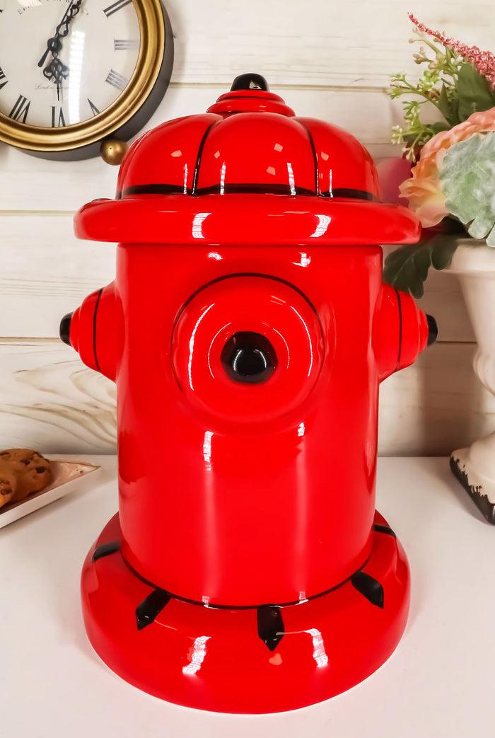 ebros gift Ebros Gift Ceramic Fire Hydrant Treat Cookie Jar Decorative Figurine 10"H