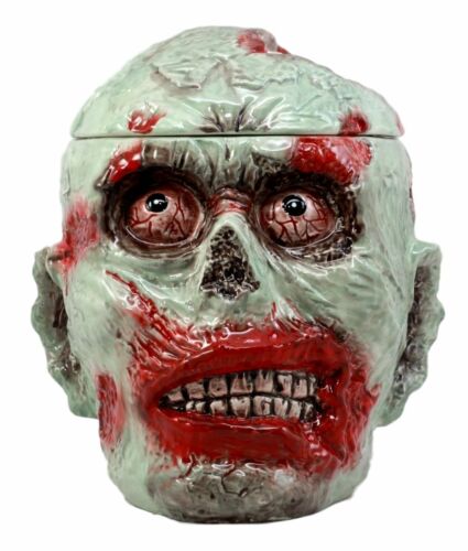 Ebros Gift Ebros Gift Ceramic Walking Dead Zombie Cookie Jar Decorative Figurine 8.25"H