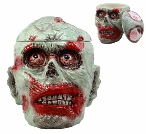ebros gift Ebros Gift Ceramic Walking Dead Zombie Cookie Jar Decorative Figurine 8.25"H