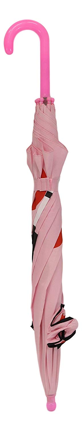 Ebros Gift Ebros Gift Children Kids Animated Colorful Pop Up Umbrella 33" Diameter Animal Themed Umbrellas With 3D Ears Or Eyes Fun Child Friendly Playing In The Rain (Pink Rabbit)