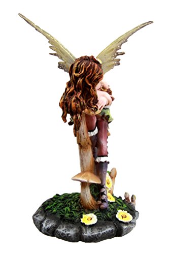 Ebros Gift Ebros Gift Daisy Mushroom Cottage Garden Fairy Daydreaming Figurine 5.25"Tall
